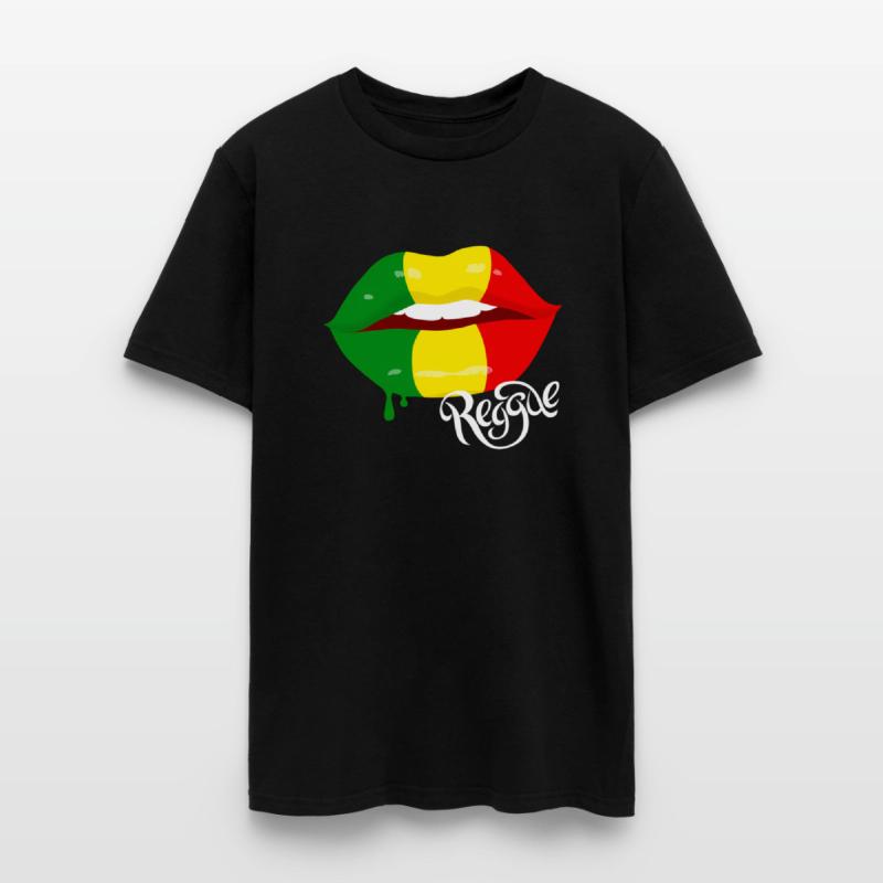 Reggae For Rastafarian Flag Lips Reggae