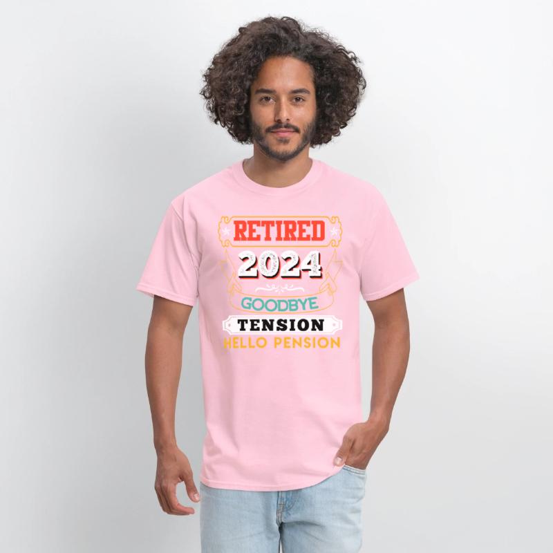 Retired 2024 Goodbye Tension Hello Pension