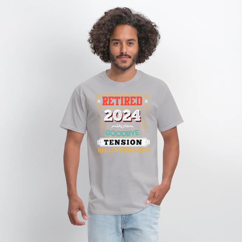 Retired 2024 Goodbye Tension Hello Pension