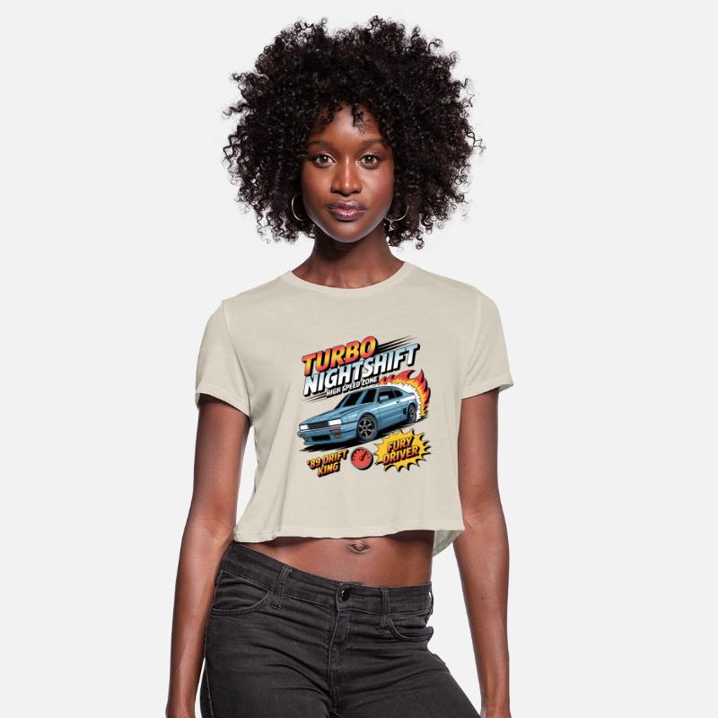 Retro Drift Car Flames - Turbo Street Racing