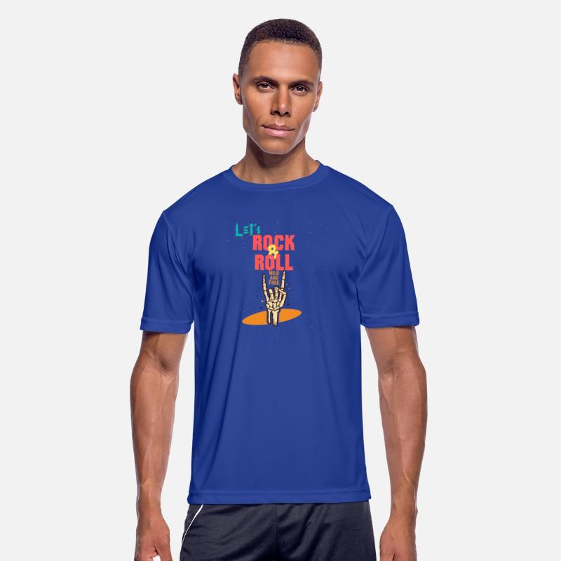 Retro Let s Rock Music T Shirt
