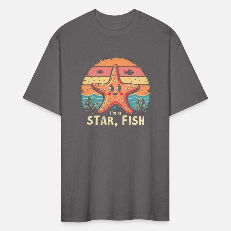 Retro Starfish Iâm a Star, Fish Funny Ocean Tee