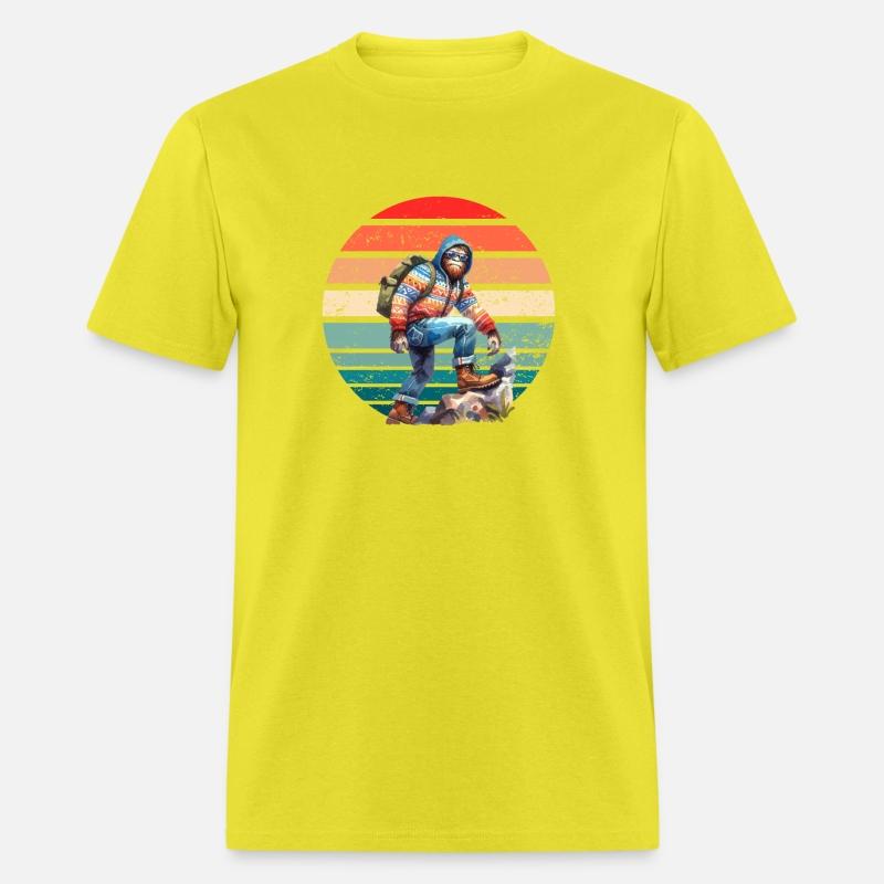 Retro Summit: Vintage-Inspired Hiking Adventure