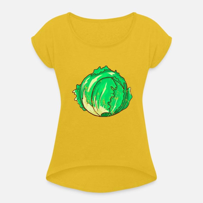 Retro Vintage Grunge Style Lettuce
