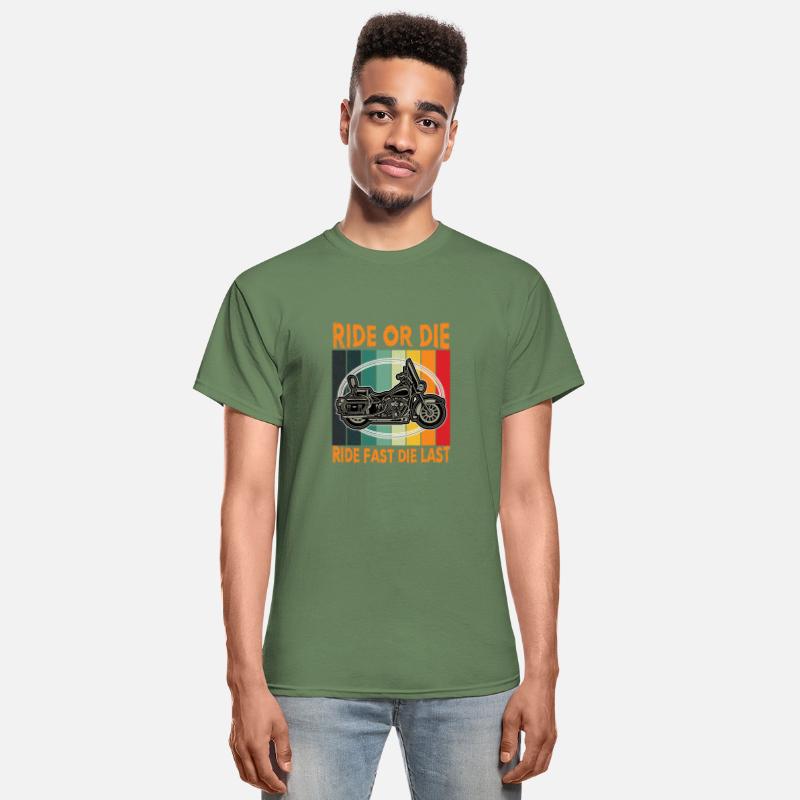 Ride or Die Ride Fast die Last funny shirt
