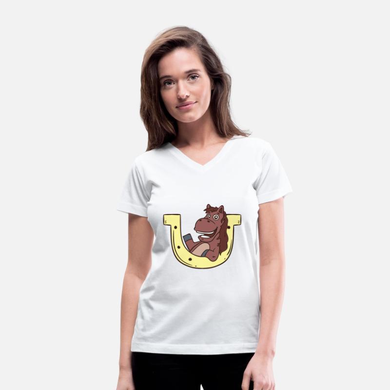 Rider Funny Horse Riding Horseshoe Gift Comic