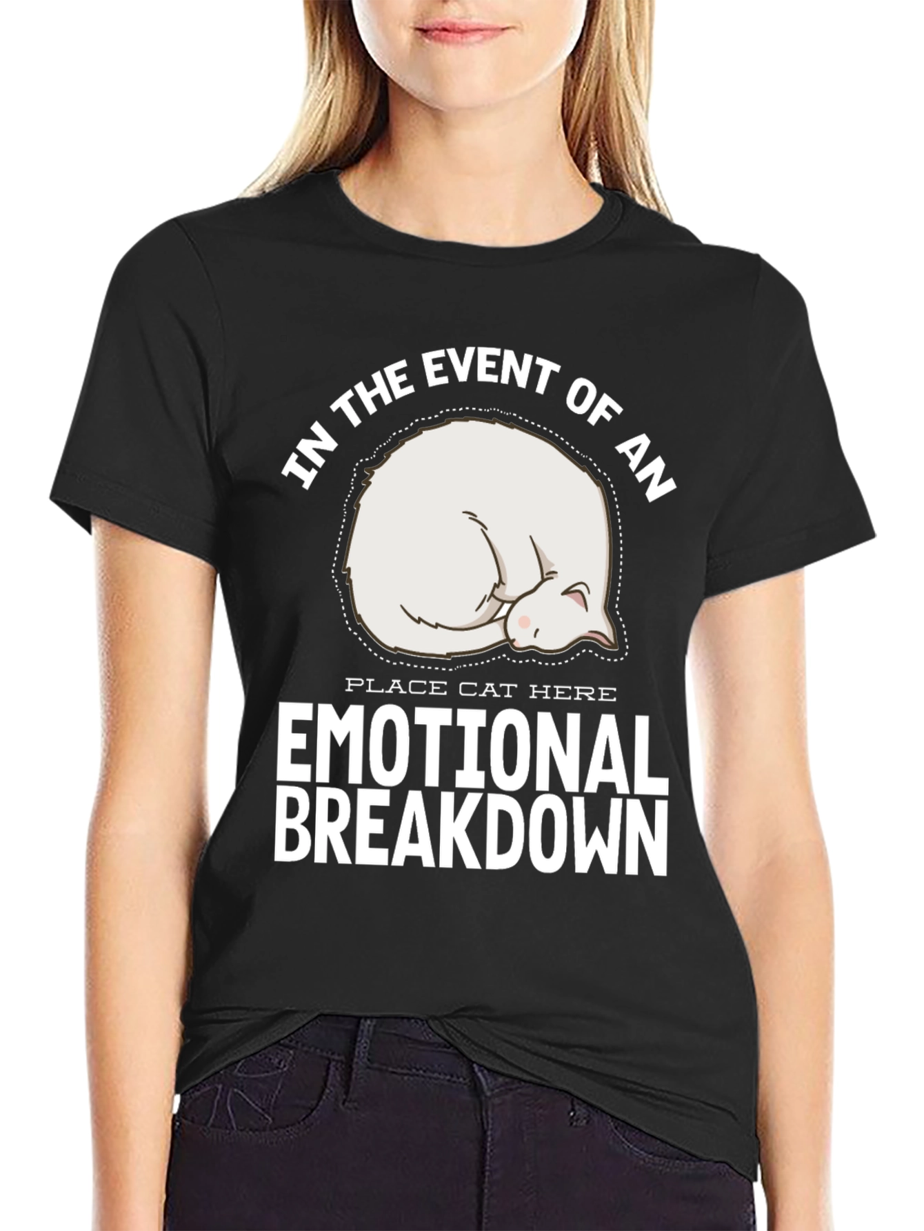 Emotional Breakdown Cat T-Shirt
