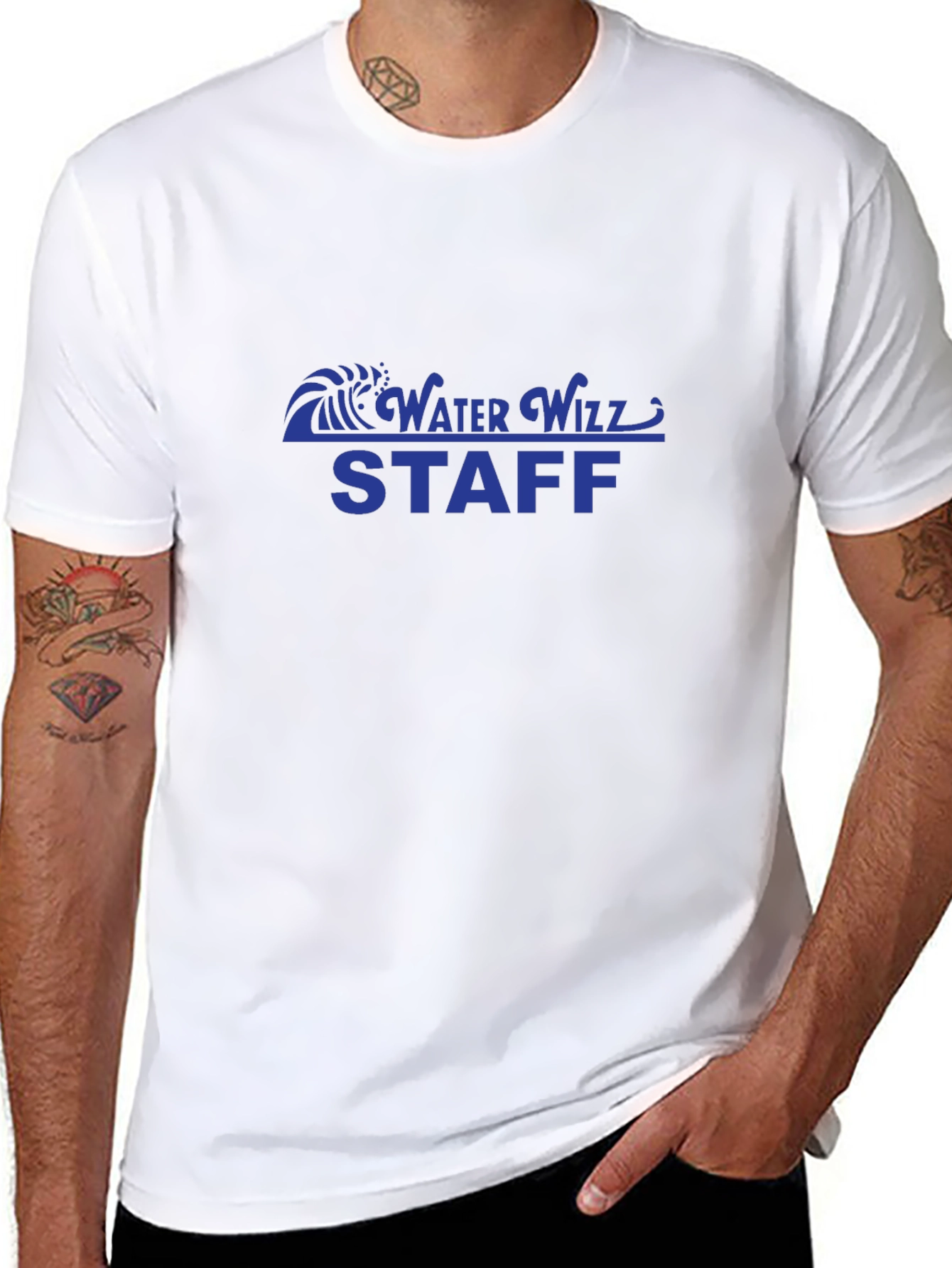 Water Wizz Staff T-Shirt - Black