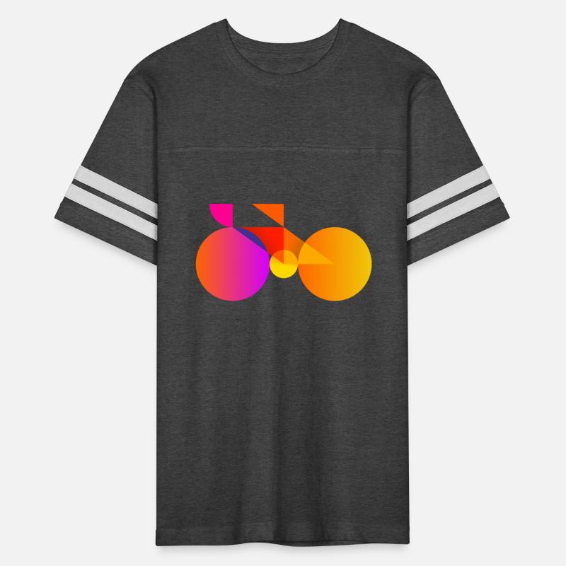 road bike anatomy geometric style.