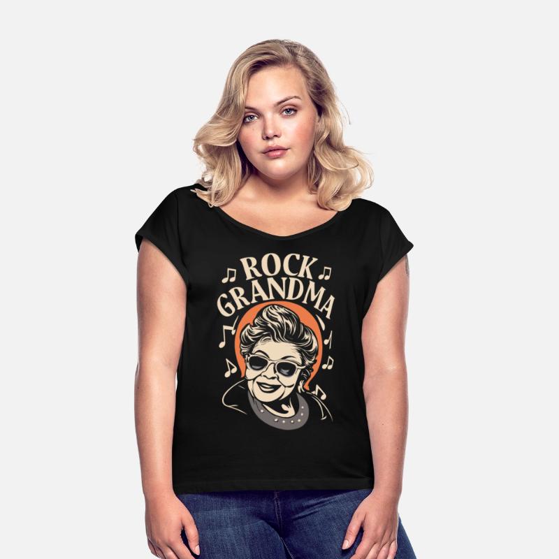Rock Grandma Rocker Grandmother Music Lover
