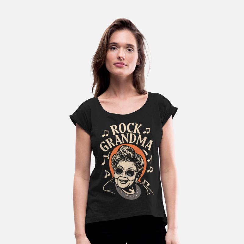 Rock Grandma Rocker Grandmother Music Lover