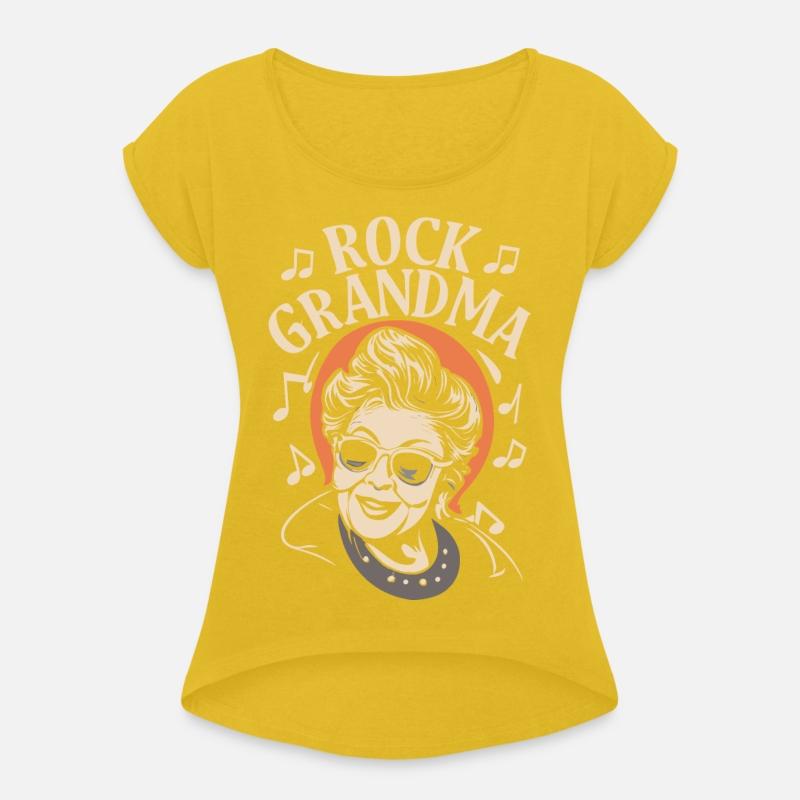 Rock Grandma Rocker Grandmother Music Lover