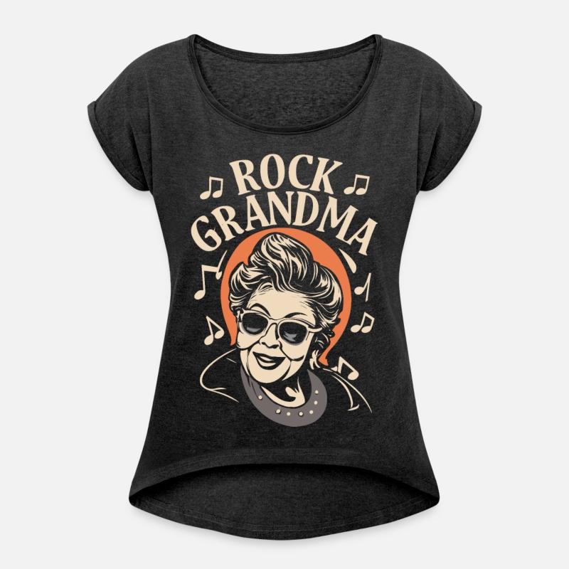 Rock Grandma Rocker Grandmother Music Lover