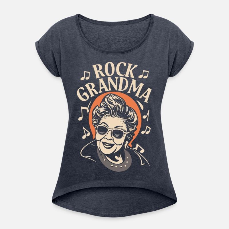 Rock Grandma Rocker Grandmother Music Lover