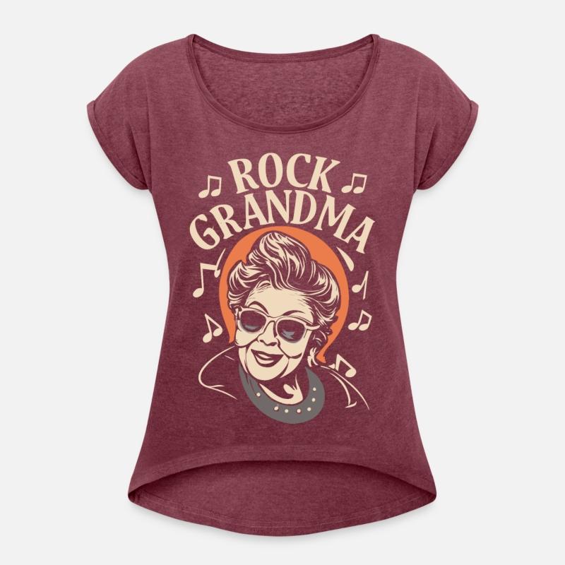 Rock Grandma Rocker Grandmother Music Lover