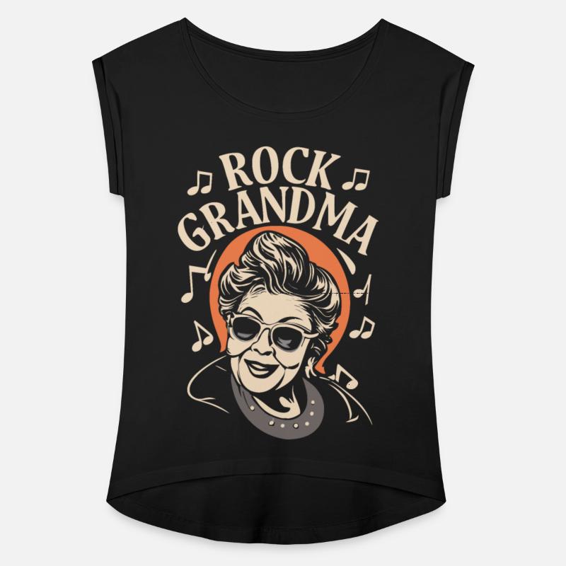 Rock Grandma Rocker Grandmother Music Lover