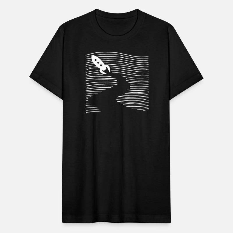 Rocketship Retro Design Space Astronaut Funny Gift