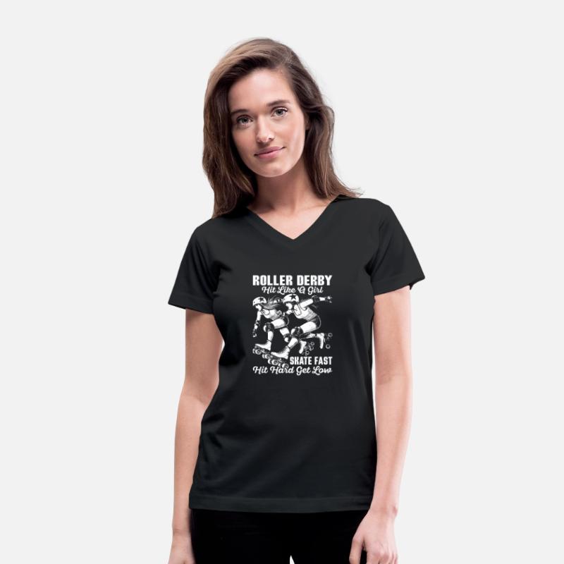 Roller Derby Hit Like A Girl Skating Skater