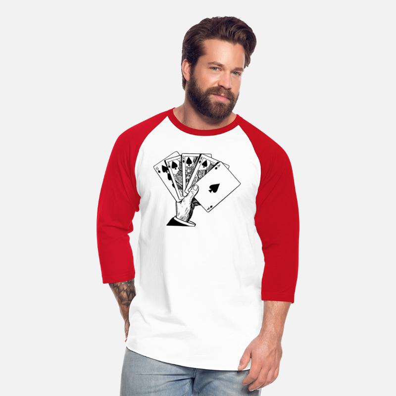 Royal Flush Vintage Illustration