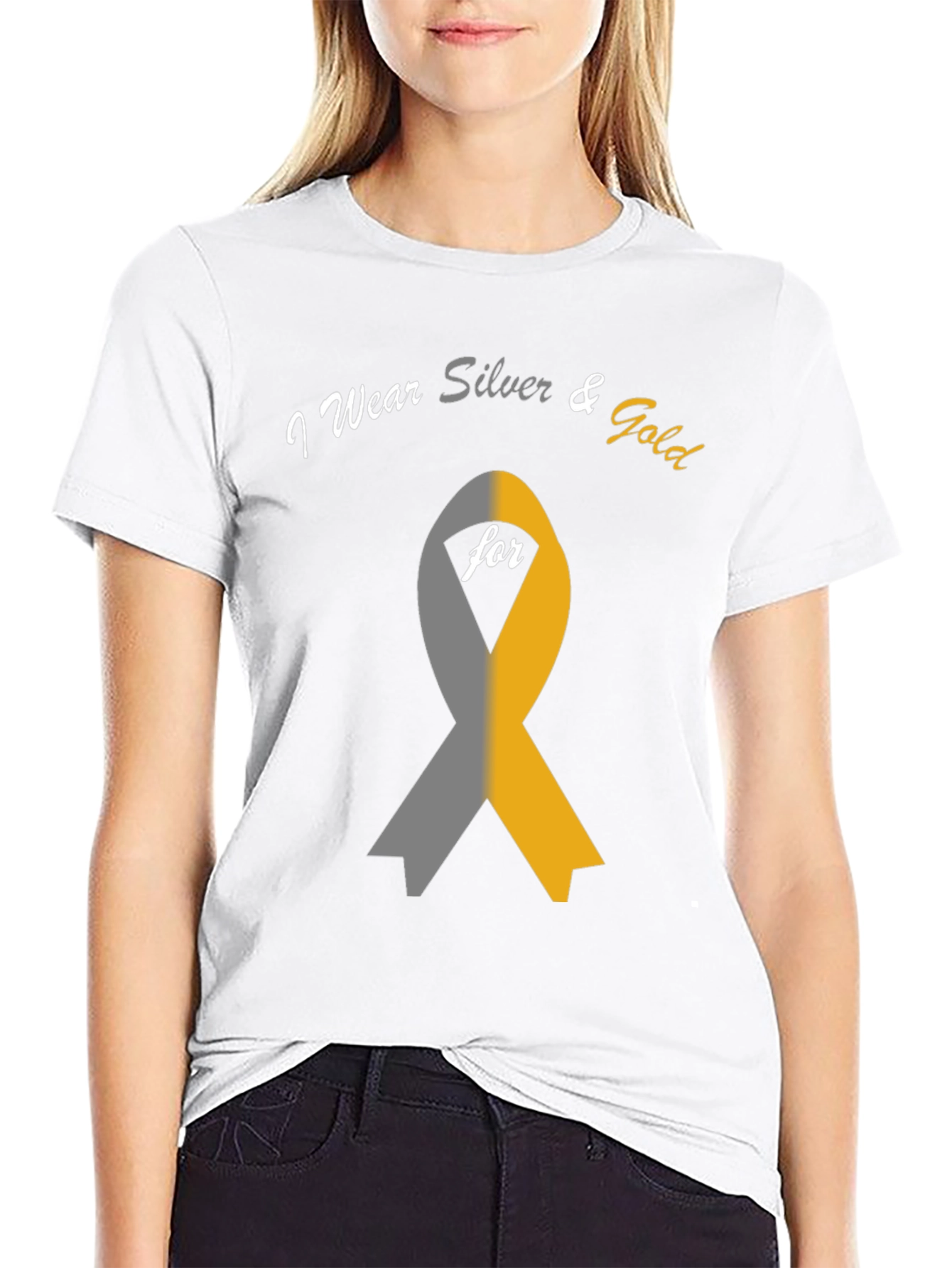 I Wear Silver & Gold T-Shirt