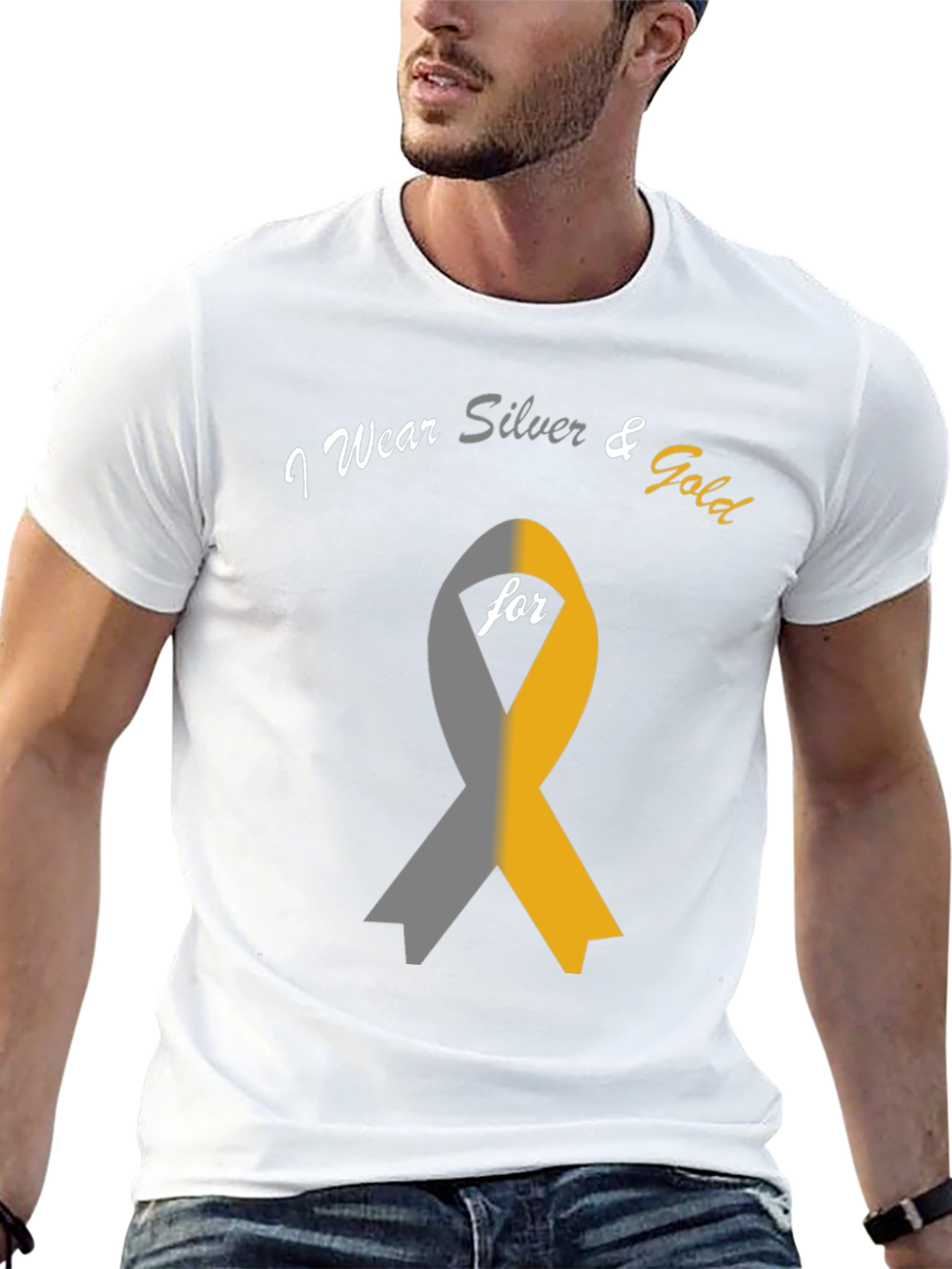 I Wear Silver & Gold T-Shirt