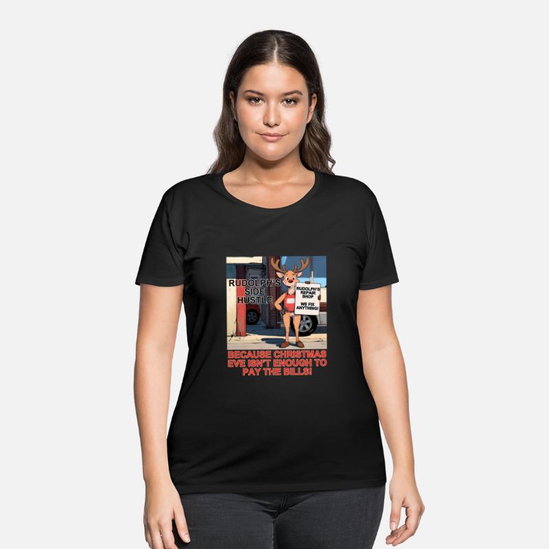 Rudolph Reindeer Repair Shop Side Hustle Christmas