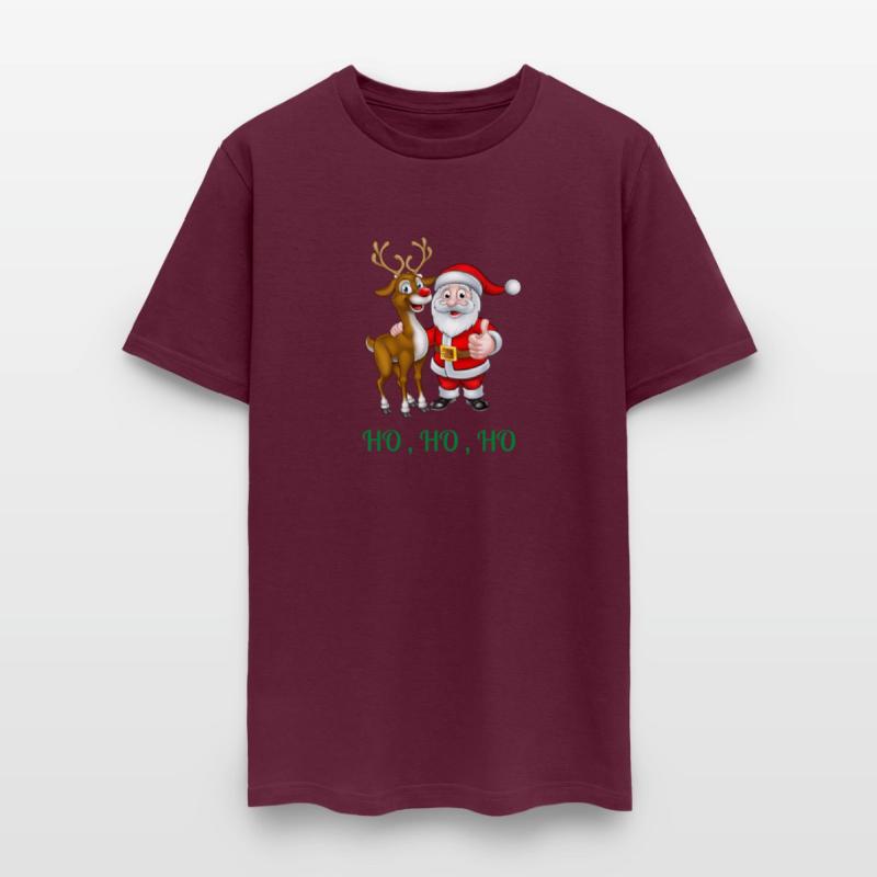 Rudolph the red nose reindeer with Santa