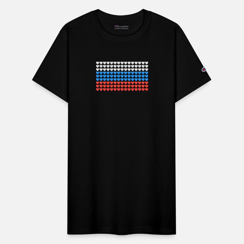 Russia HEARTS Flag