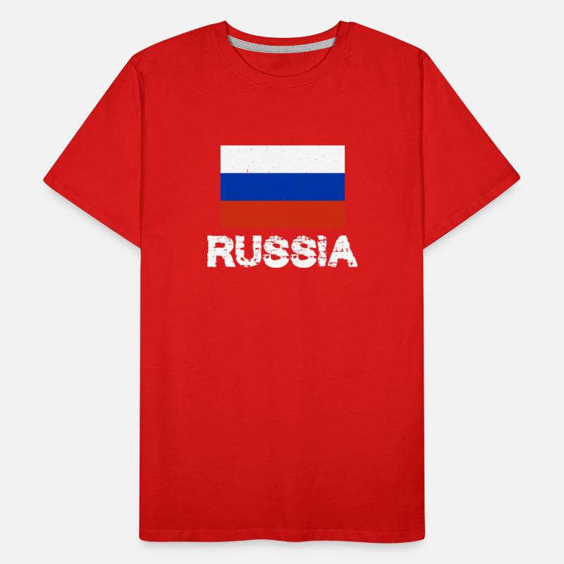 Russia National Pride Russian Flag Design