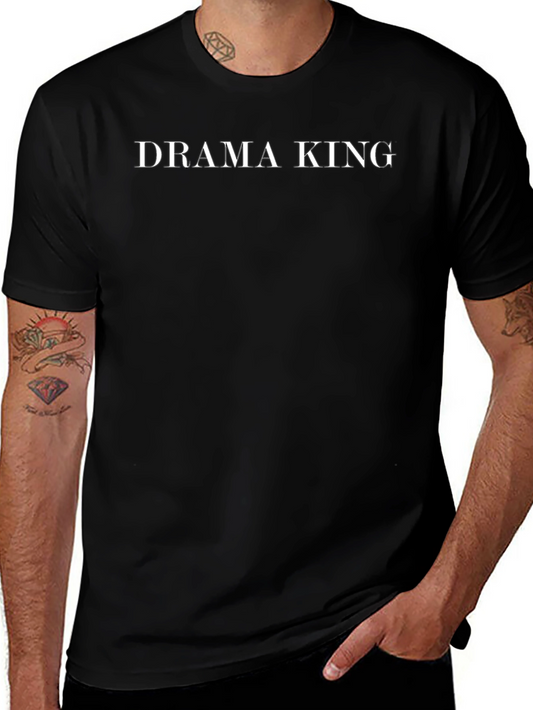 Drama King Black T-Shirt