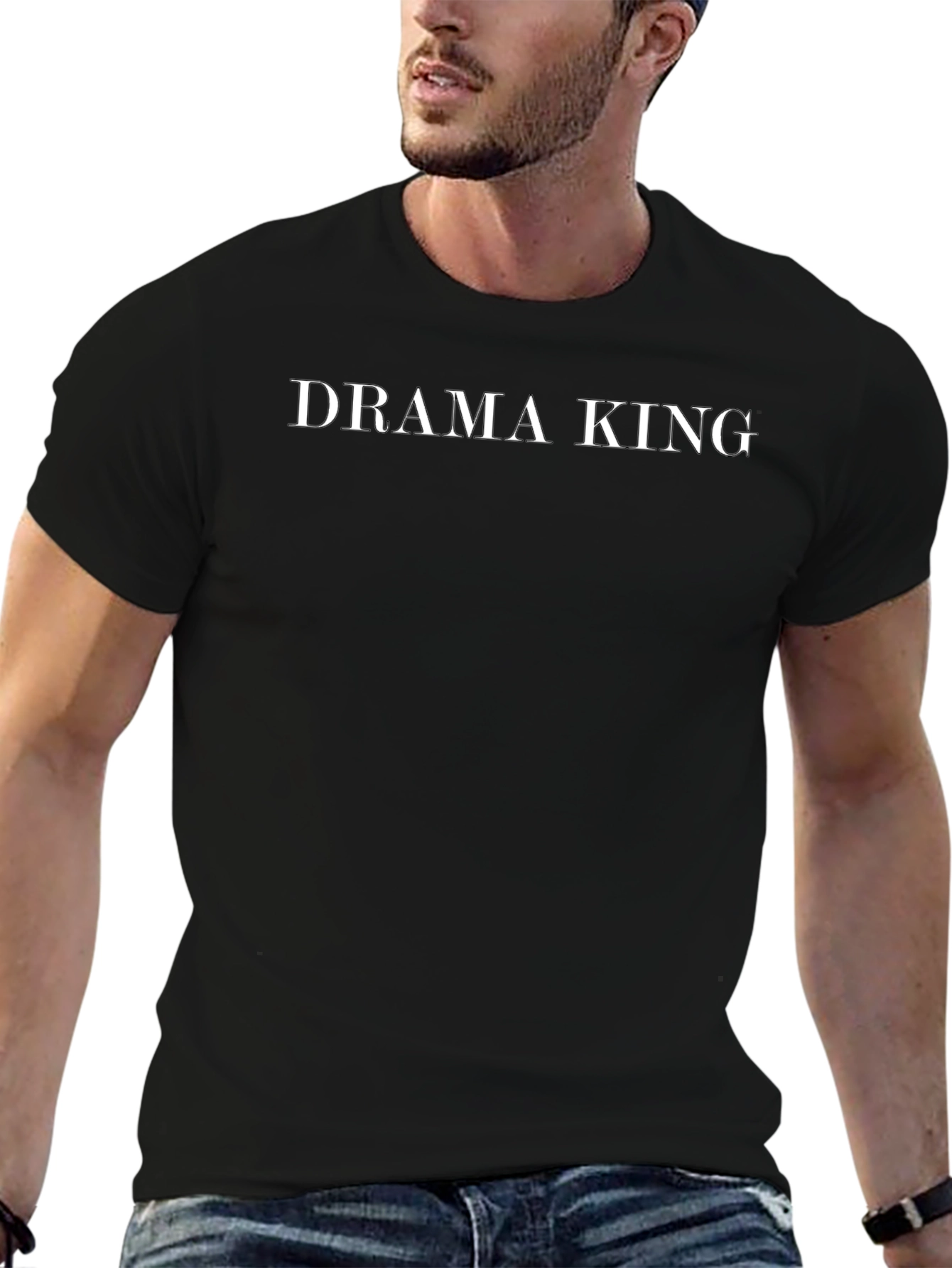 Drama King Black T-Shirt