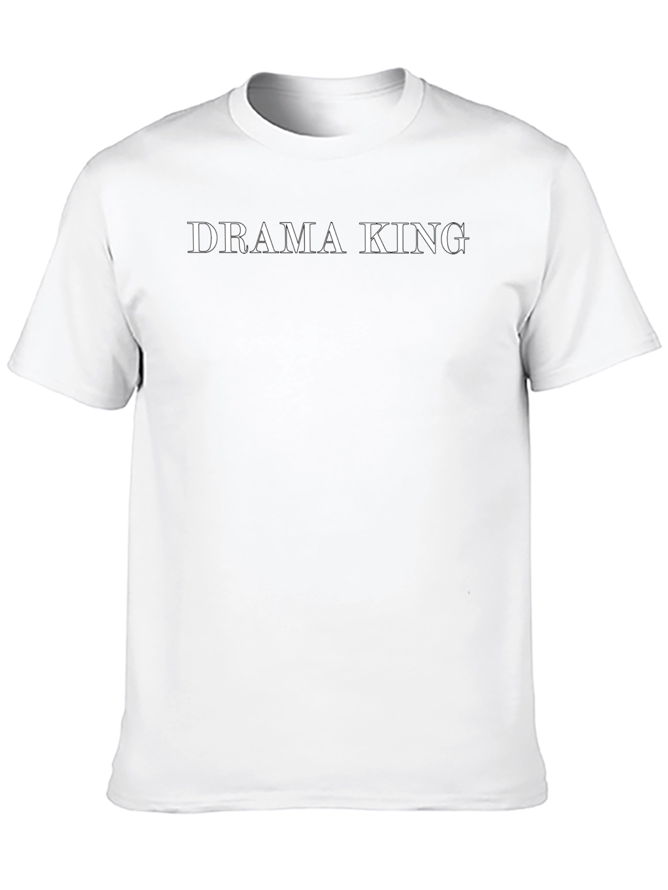 Drama King Black T-Shirt