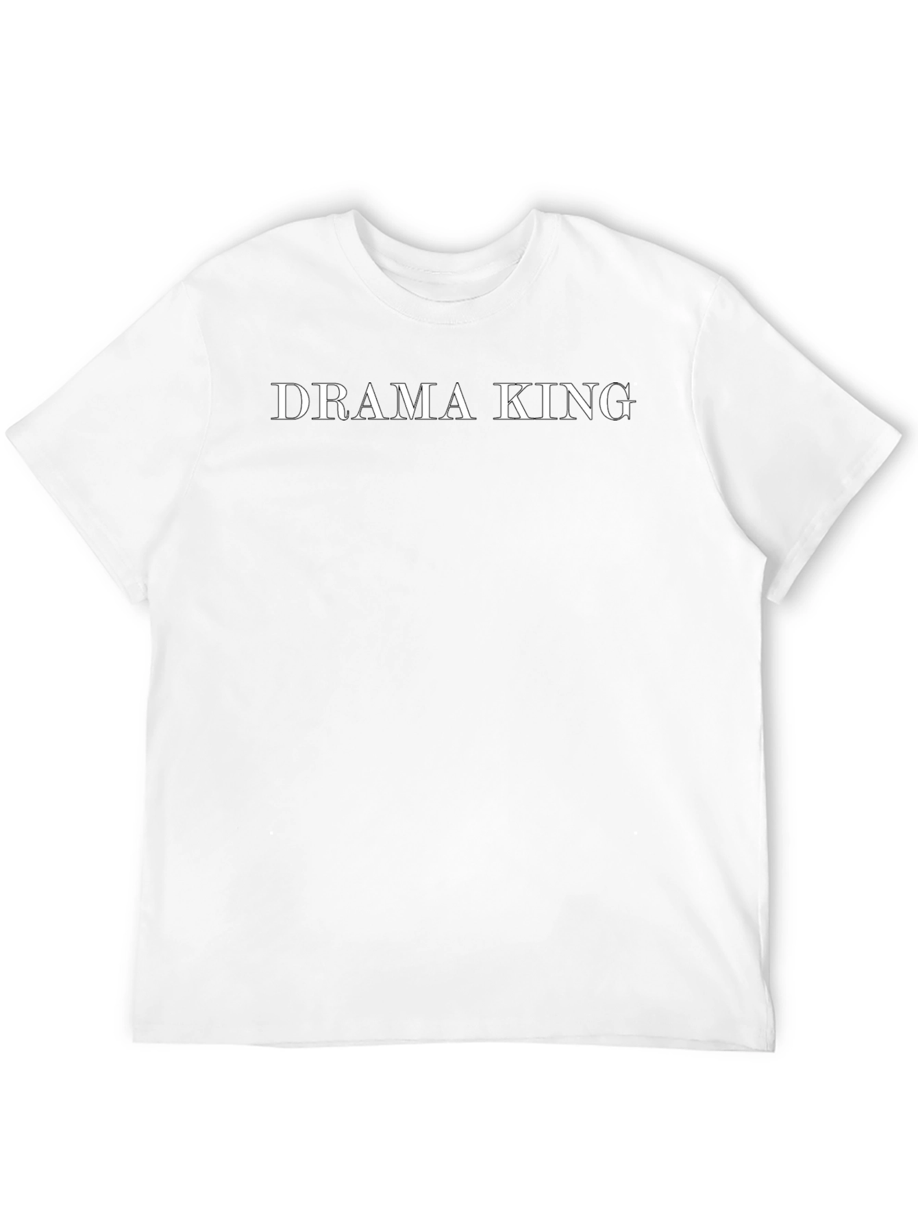 Drama King Black T-Shirt