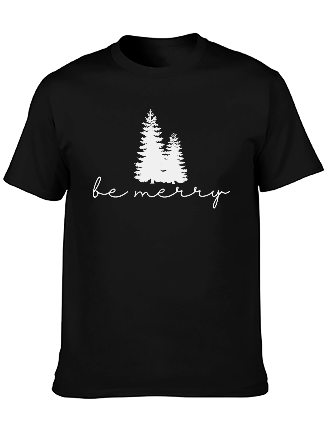 Be Merry Christmas Tree Graphic Tee