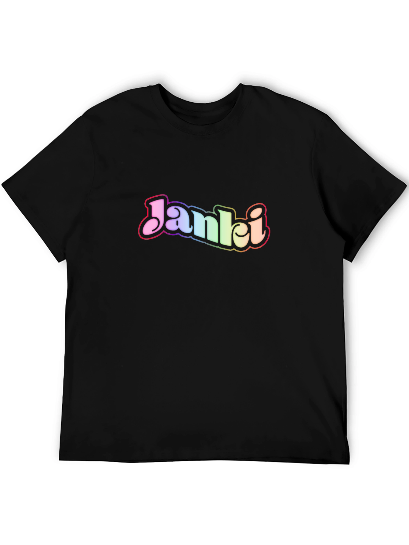 Janki Rainbow Logo Graphic T-Shirt