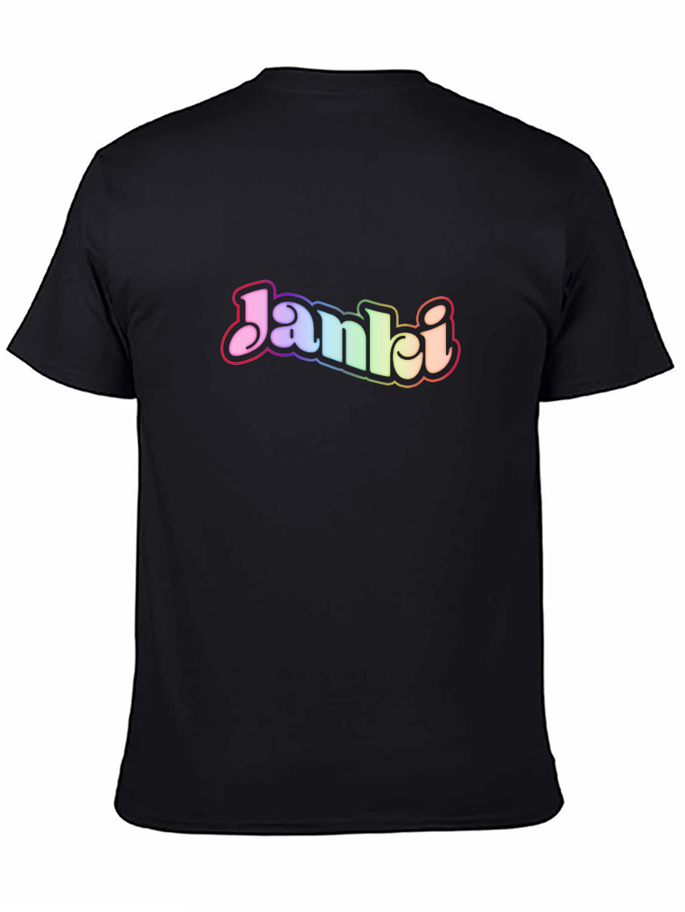 Janki Rainbow Logo Graphic T-Shirt