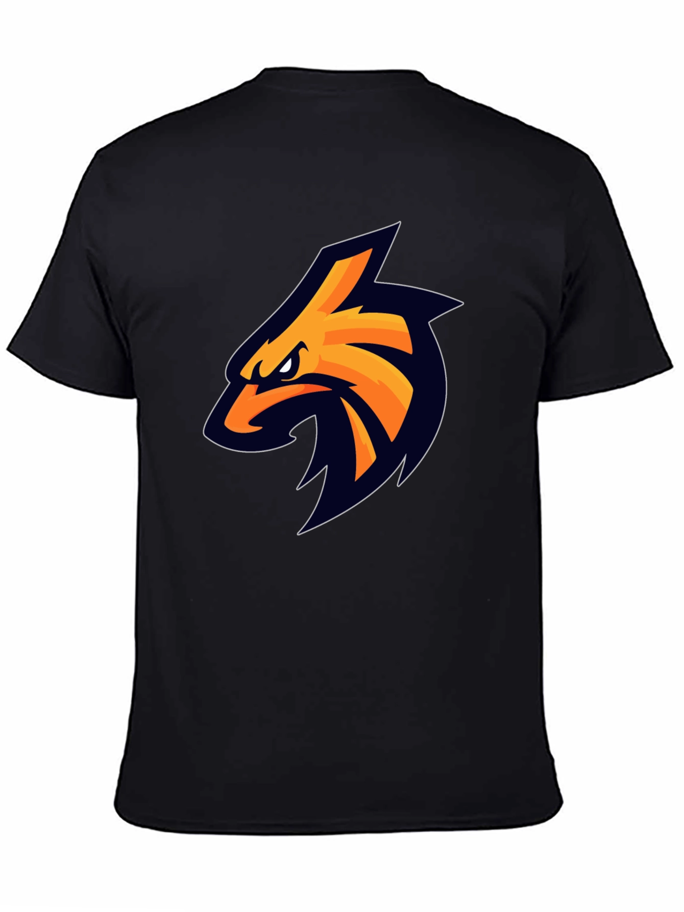 Eagle Logo Black T-Shirt - Casual Style