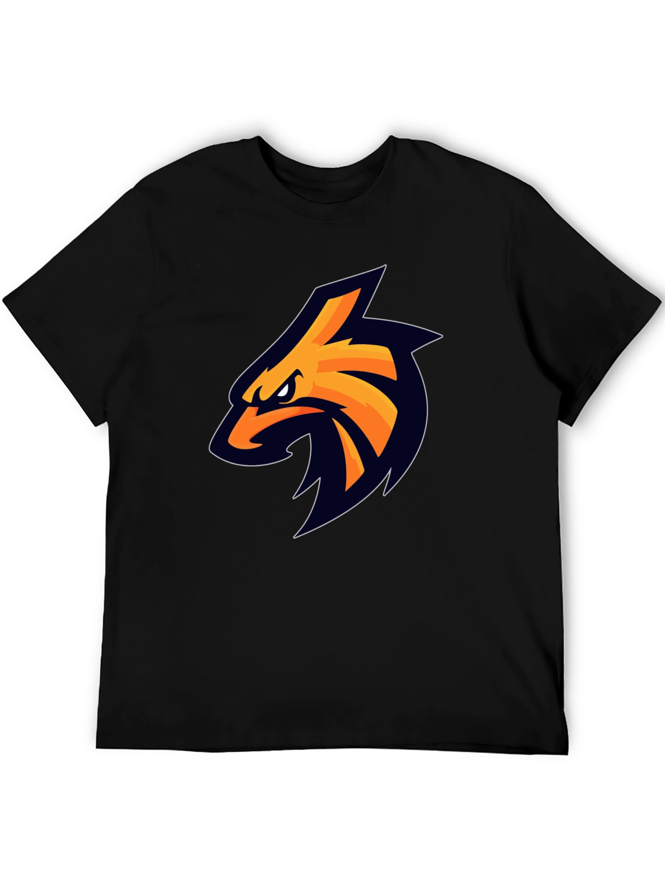 Eagle Logo Black T-Shirt - Casual Style