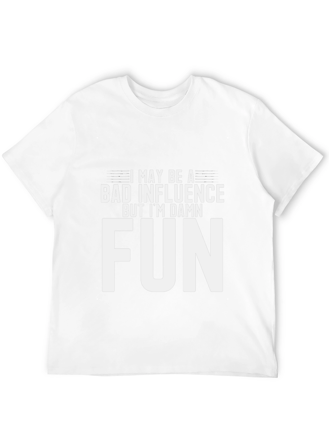 Bad Influence Fun Graphic T-Shirt