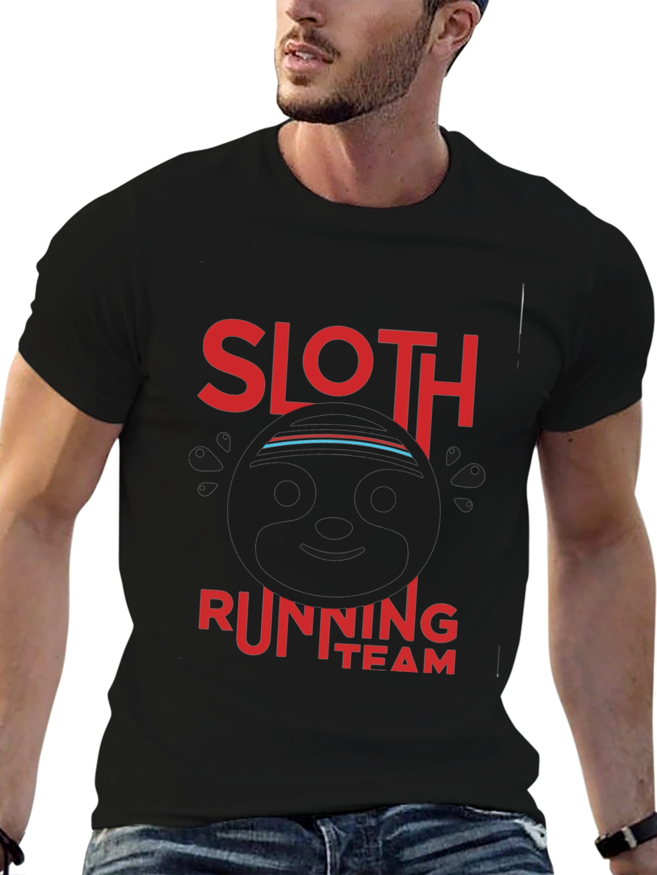 Sloth Running Team Graphic T-Shirt