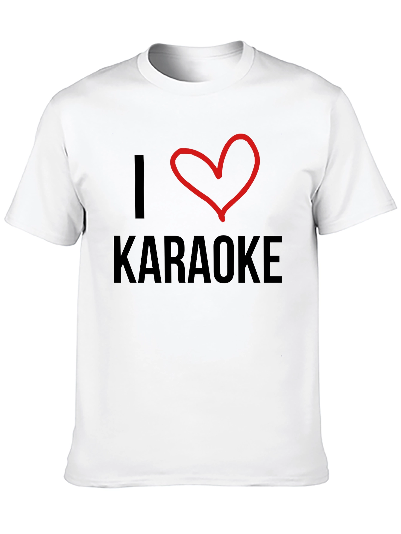 I Heart Karaoke Black T-Shirt