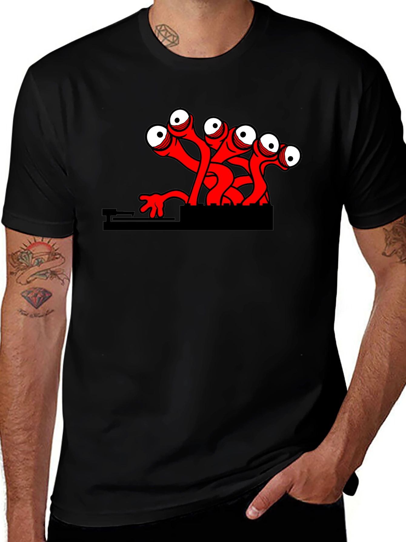 Monster DJ Black T-Shirt