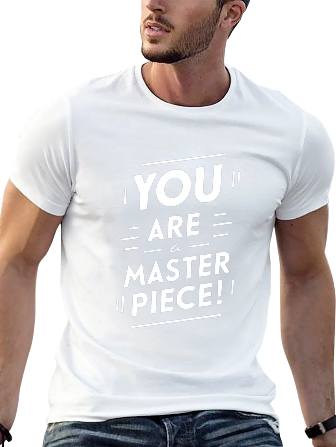 You Are A Masterpiece Black Graphic Tee