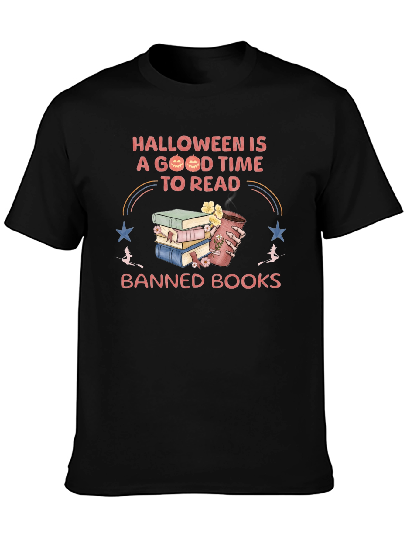 Halloween Reads T-Shirt - Banned Books Tee