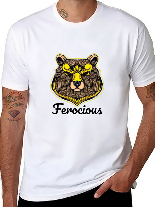 Ferocious Bear Graphic T-Shirt