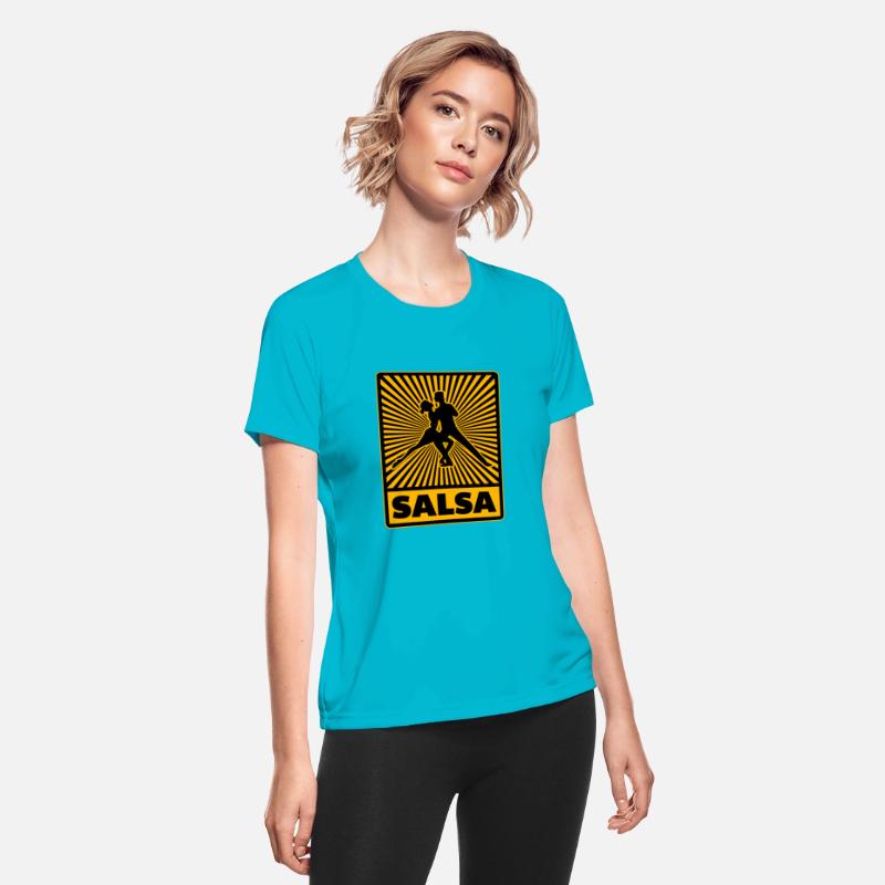Salsa Dancing Pair Dance Move Yellow Cool Gift