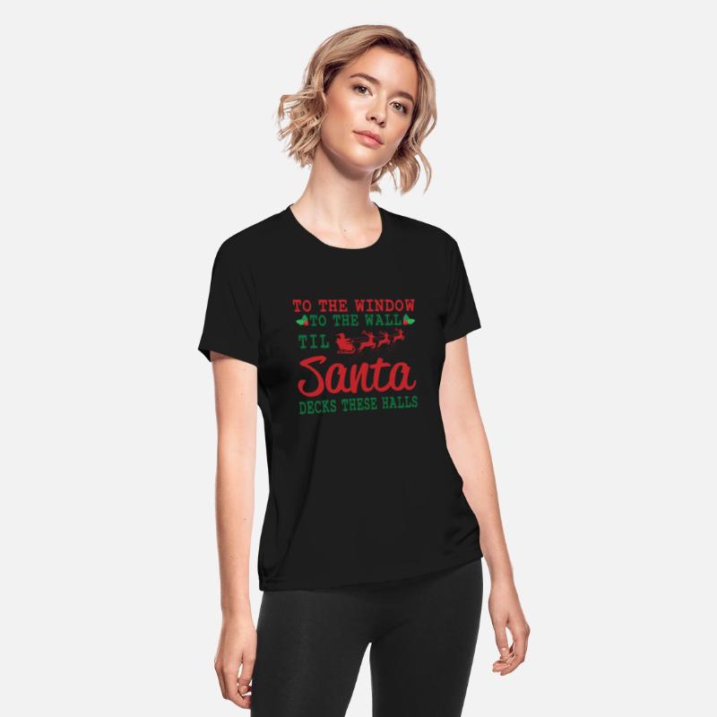 Santa Claus Funny To the Window To the Wall Till