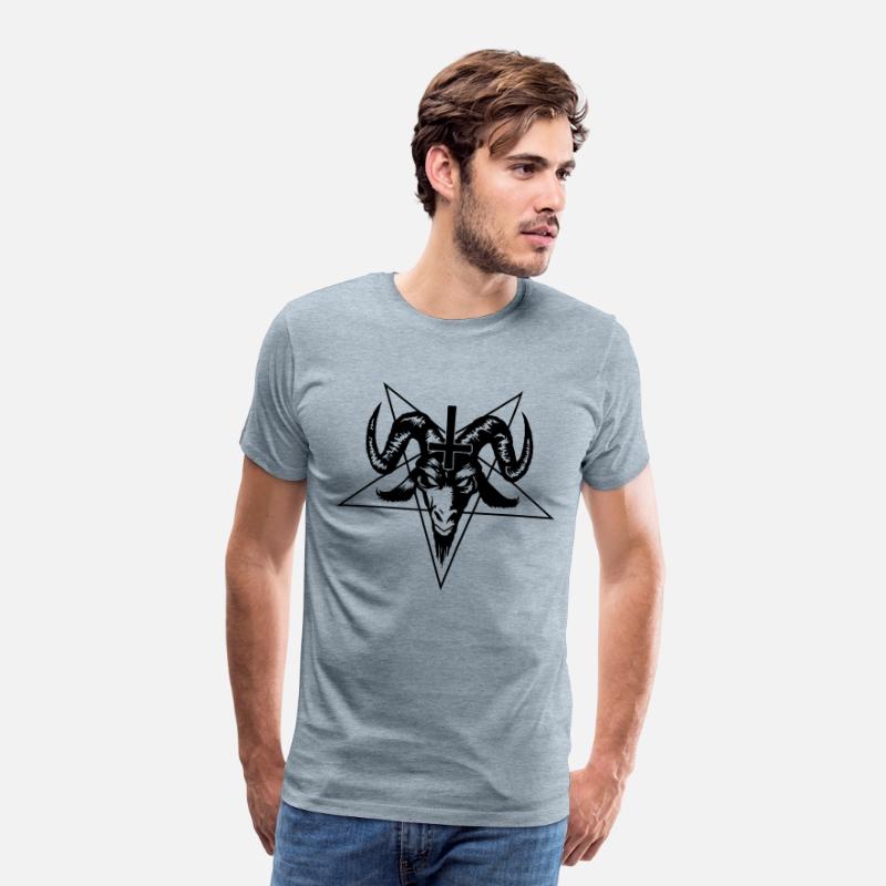 Satanic Goat Head with Pentagram