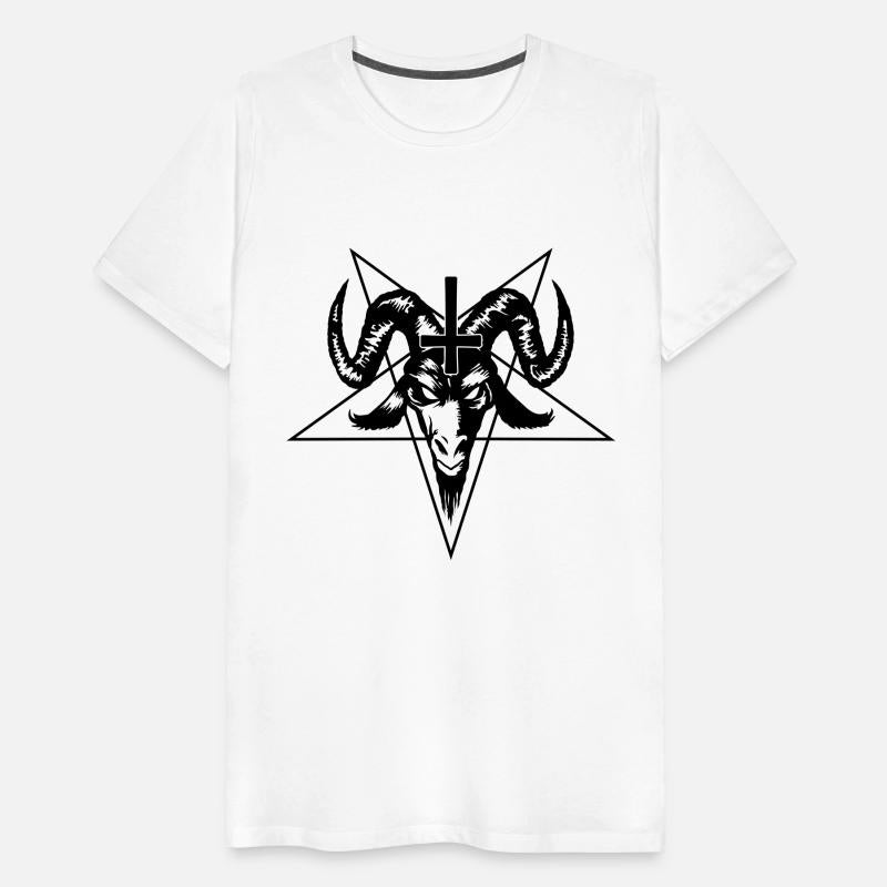 Satanic Goat Head with Pentagram