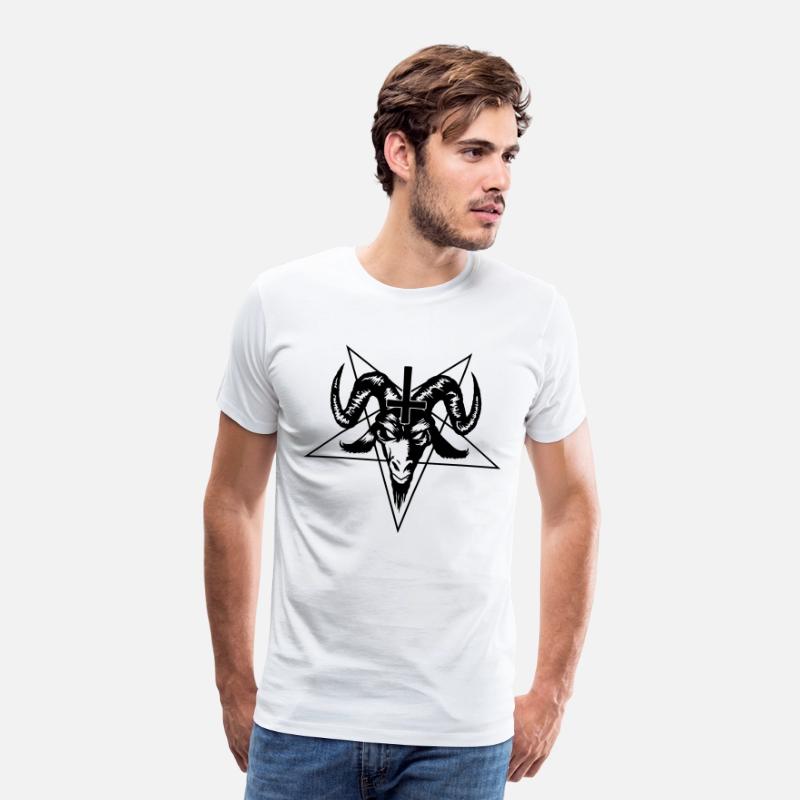 Satanic Goat Head with Pentagram